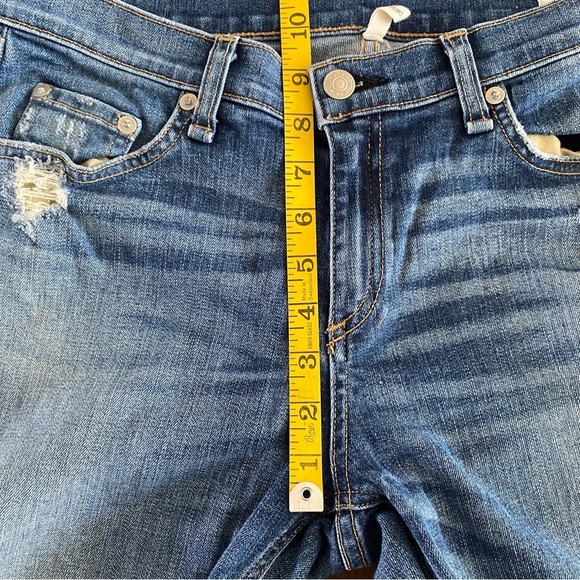 Rag & Bone Dash Distressed Denim Jeans Size 28 - Picture 12 of 16